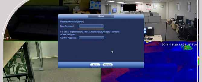 ریست پسورد دوربین داهوا