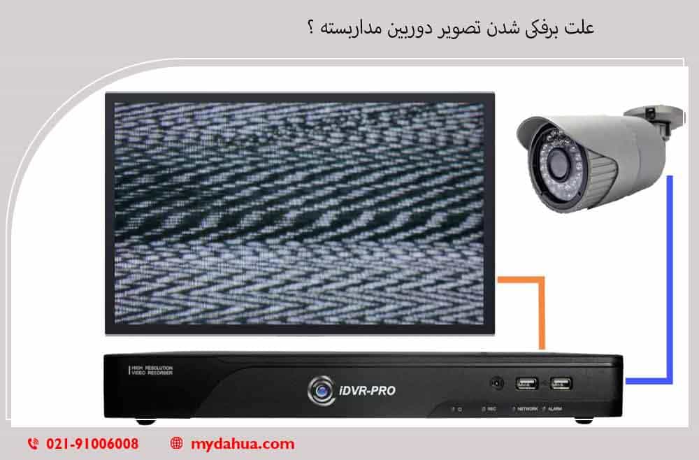 علت برفکی شدن تصویر دوربین مداربسته