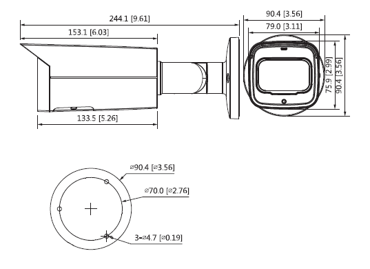 دوربین داهوا مدل DH-IPC-HFW2231TP-ZS