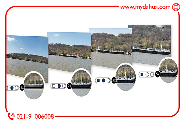 دوربین مدار بسته تا چند متر نشان می دهد